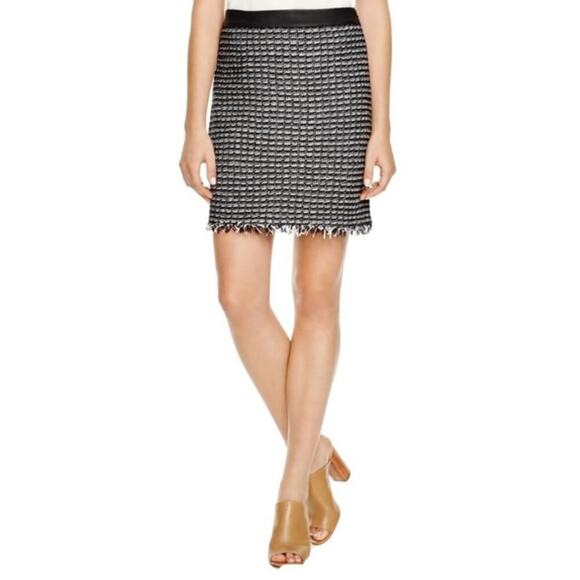 Tory Burch Dresses & Skirts - NWT TORY BURCH Women’s Black and White Rafia Woven Pencil Skirt size 6